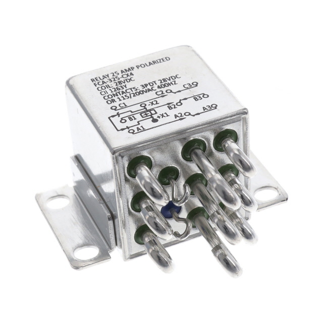 FCA-325-CX4 TE Connectivity Aerospace, Defense and Marine  Power Relays Over 2 Amps